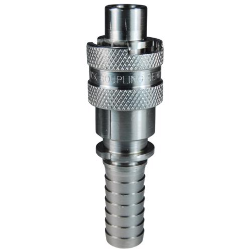 N4S6-S 303 Stainless Steel Dix-Lock™ N-Series Bowes Interchange Hose Barb Plug